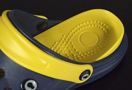 Amazon | クロダルマ サンダル 711 L ネイビー×イエロー 711-11 | KURO